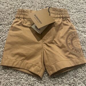 Tan Burberry shorts